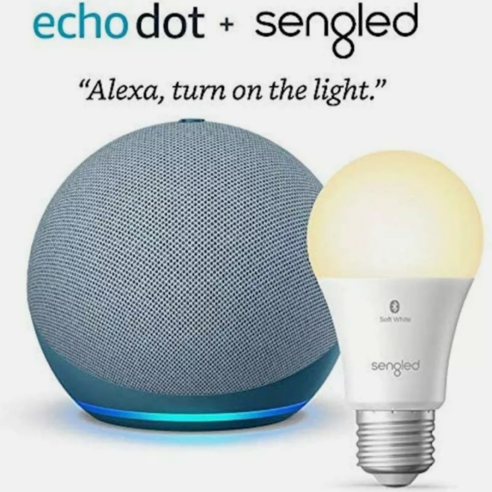 COPY - Amazon echo dot 4th gen with Sengled bluetooth bul